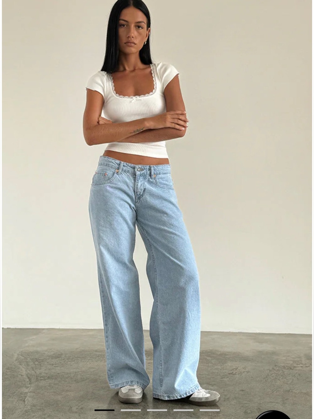 Motel Rocks Oversized Jeans